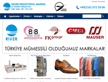 Tablet Screenshot of nehirmakina.com